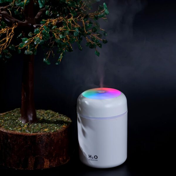 Gnanishwa Aquaglow 300 Humidifier | 300 ml (White)